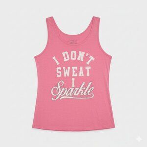 Chin Up Apparel Pink Motivational Tank Top